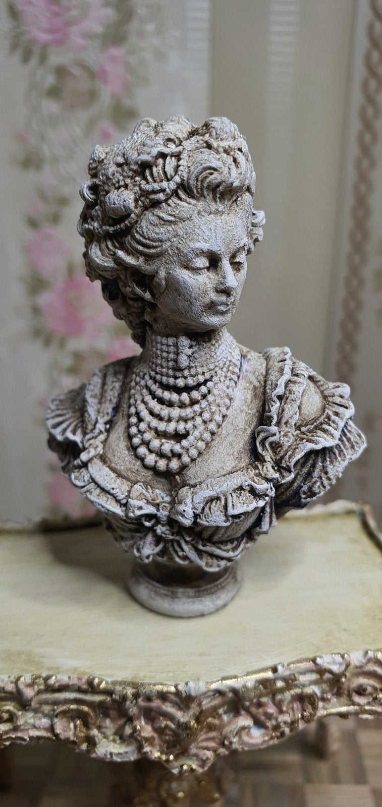 Exclusieve Miniatuur Buste Marie Antoinette – Schaal 1op12., Verzamelen, Decoratie, Mandysmaison, Mandysmaison@gmail.com, Nieuw