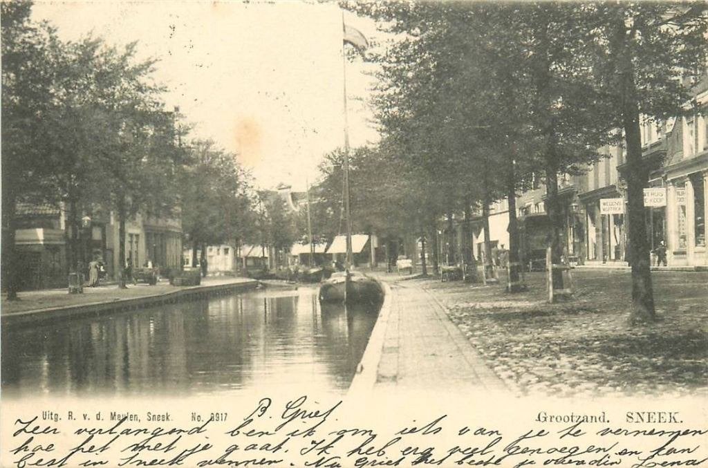 388-300-011 Sneek Grootzand, Verzenden, Voor 1920, Friesland