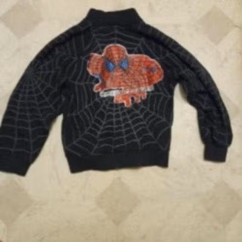 Spiderman Vest Maat 98/104, Gebruikt, Jongen of Meisje, Trui of Vest, Ophalen of Verzenden