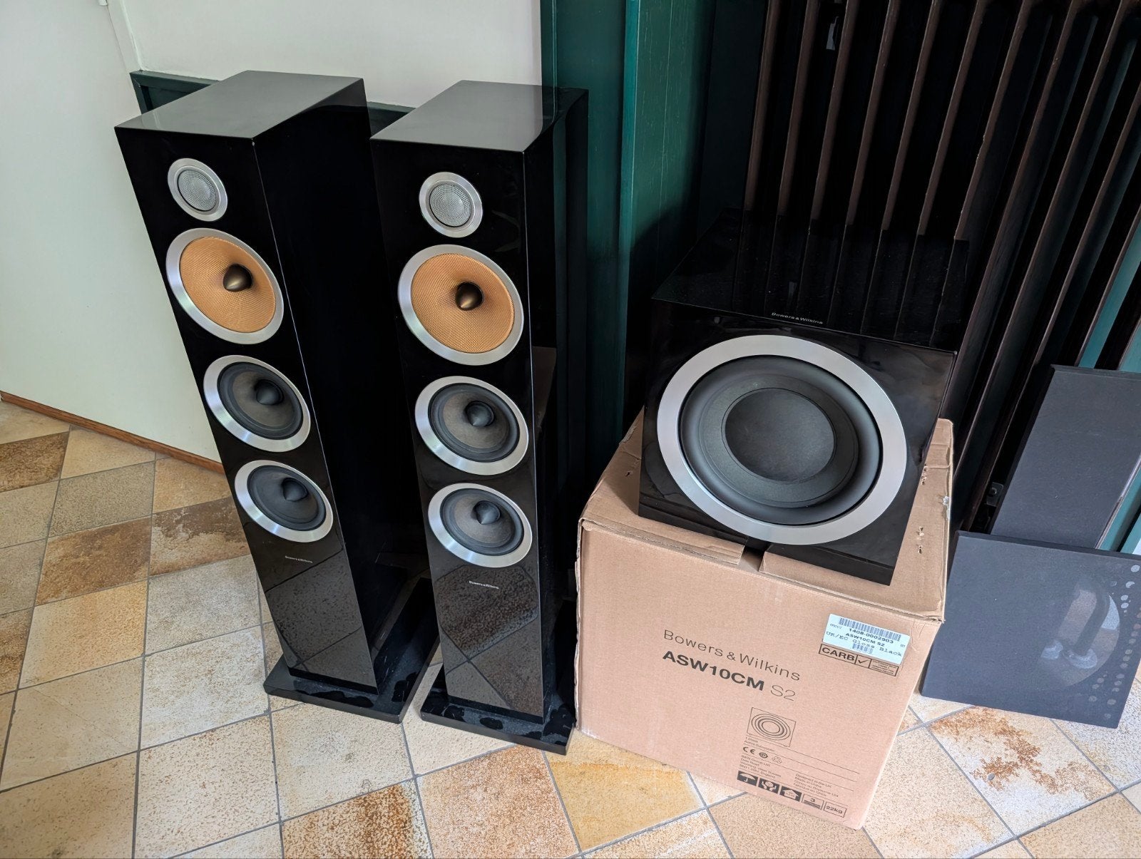 Bowers en Wilkins CM8S2 + ASW10CMS2, Ophalen of Verzenden, Zo goed als nieuw, Subwoofer, Bowers & Wilkins (B&W)
