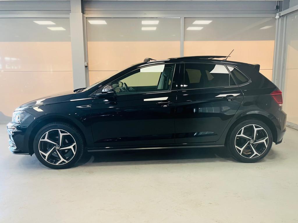 Volkswagen POLO 1.0 TSI | 2x R-LINE | CAMERA | LED | SCHUIFD, Gebruikt, Euro 6, Zwart, Automatische klimaatregeling