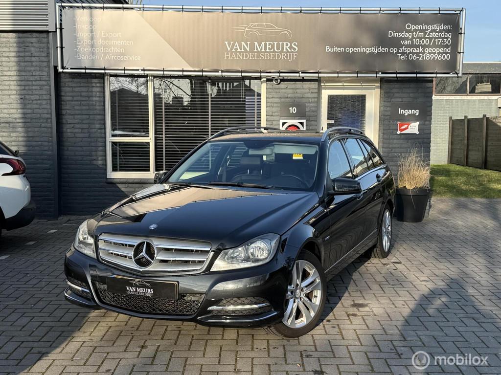 Mercedes C-klasse Estate 180 Business Class Avantgarde, Clim, Auto's, Automaat, Euro 5, Zwart, Lichtsensor