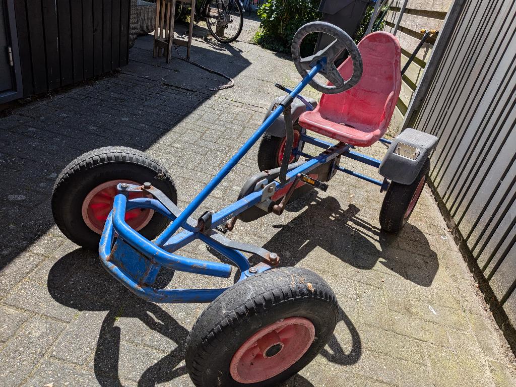 Berg skelter met lekke band, Ophalen, Gebruikt, Berg