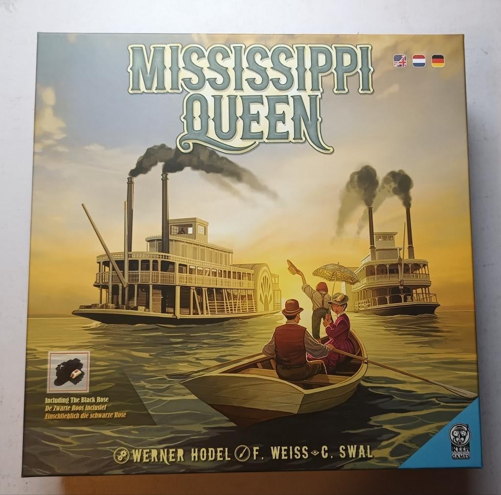 Mississippi Queen Bordspel - Race op de Mississippi, Hobby en Vrije tijd, Vijf spelers of meer, Ophalen of Verzenden, Zo goed als nieuw