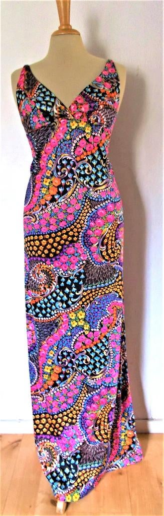 Prachtige vintage maxi jurk van Diane von Furstenberg! S, Overige kleuren, Verzenden, Zo goed als nieuw, Maat 36 (S)