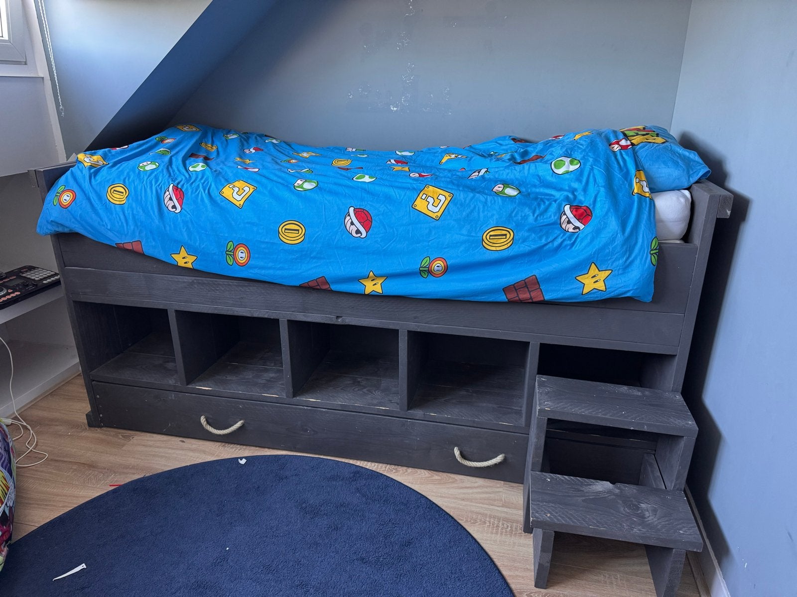 Gratis Rockwood Kajuit bed Steigerhout Tijn met matrassen, Huis en Inrichting, Ophalen, Gebruikt, Eenpersoons, Steigerhout