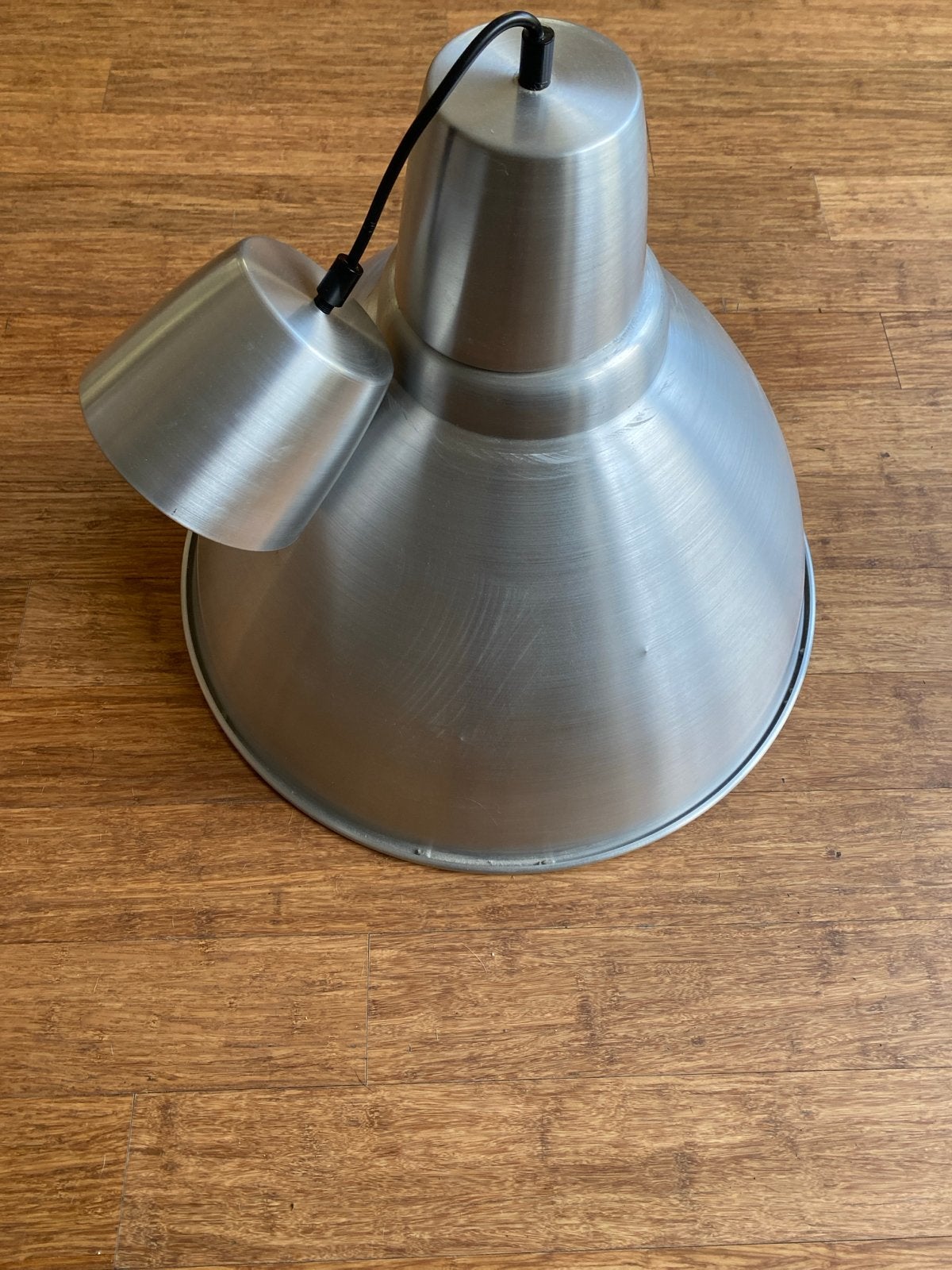 Gratis af te halen, IKEA hanglamp zilverkleurig Ø 50 cm, Ophalen, Gebruikt, Metaal, E27 (groot)