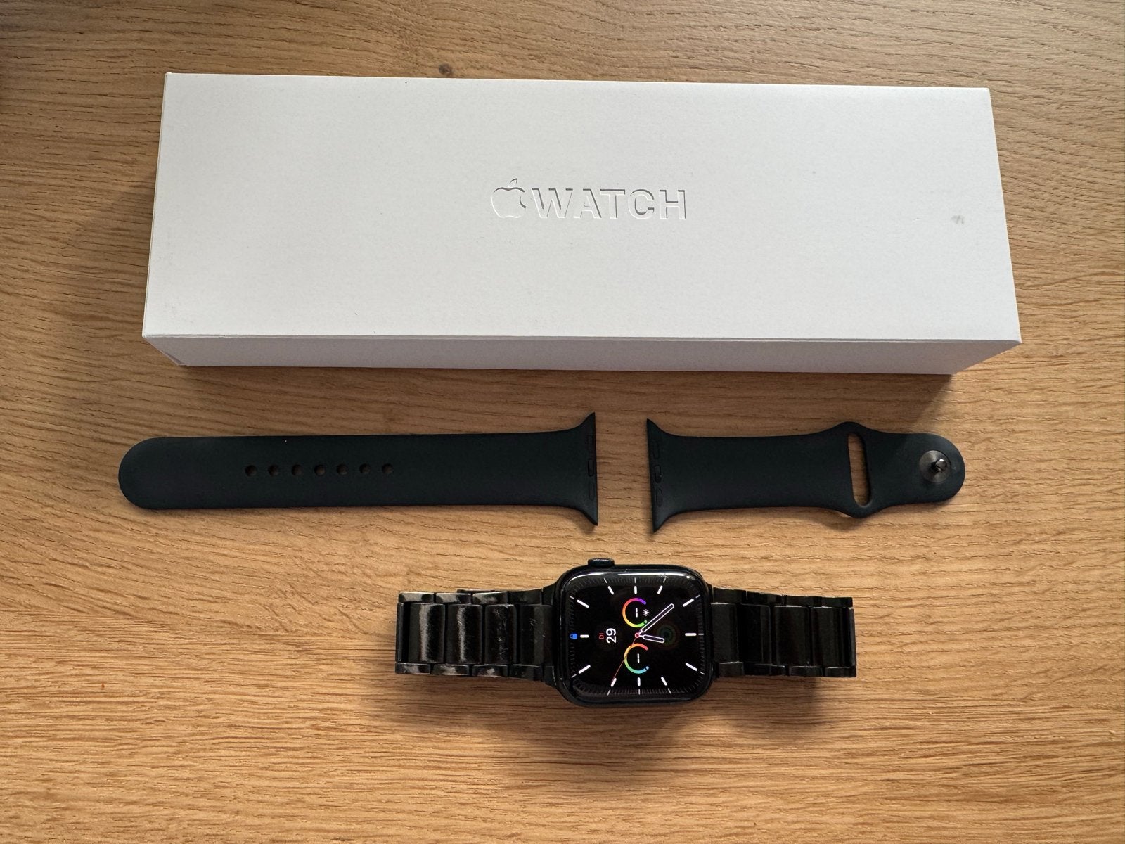 Apple Watch Series 9 (GPS + Cellular) - Zwart 45MM, Afstand, Zwart, IOS, Ophalen of Verzenden