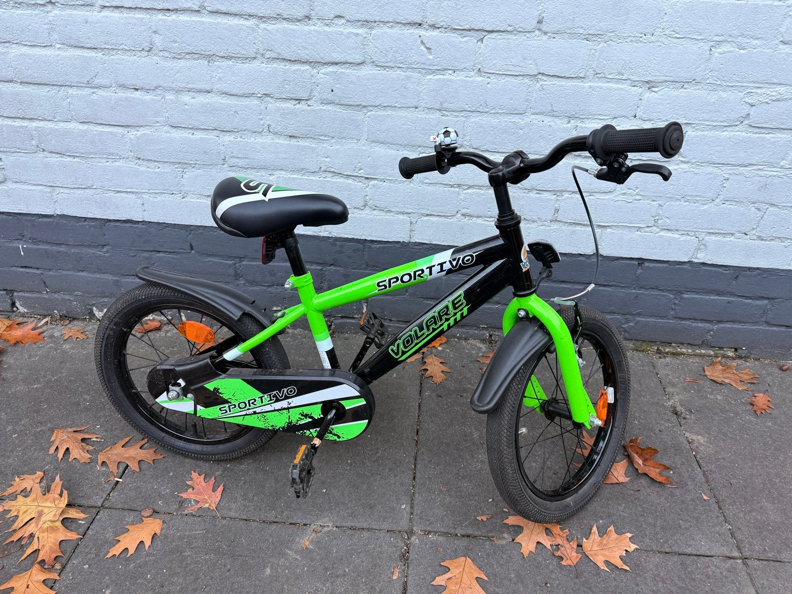Stoere Volare Sportivo kinderfiets 16 inch voor jongens, Fietsen en Brommers, Ophalen of Verzenden, Gebruikt, 16 inch