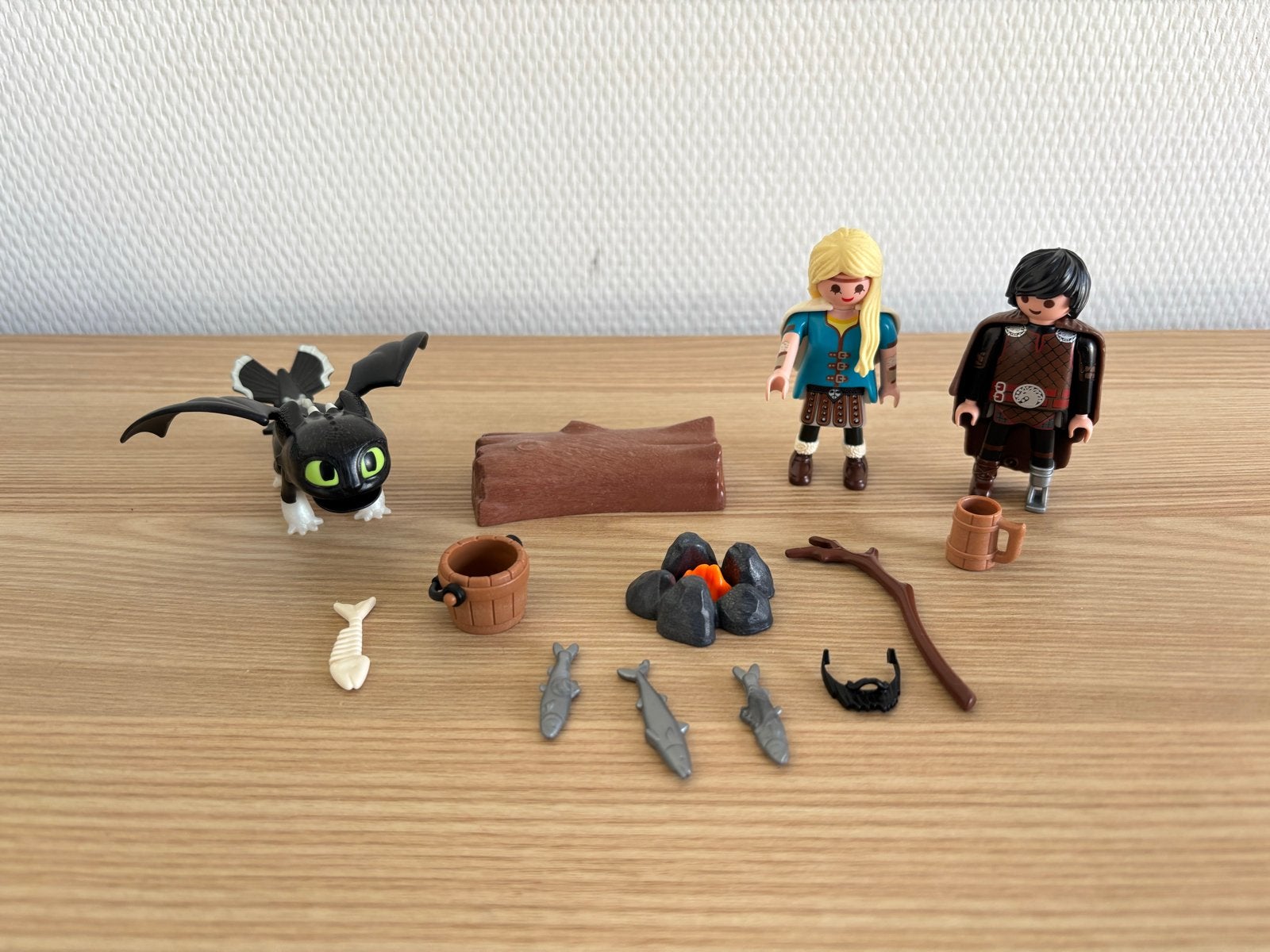 PLAYMOBIL Draken: Berk Eiland met Tandloos en Vikingen, Kinderen en Baby's, Ophalen of Verzenden, Zo goed als nieuw