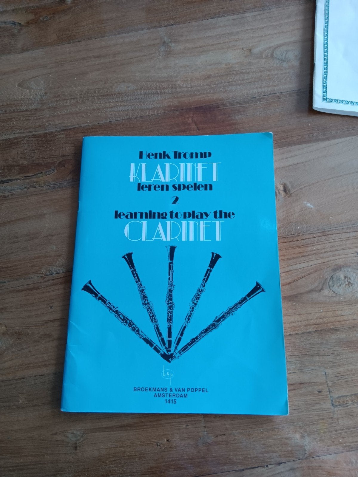 Klarinet leren spelen - Henk Tromp deel 2, Gebruikt, Overige genres, Les of Cursus, Ophalen of Verzenden