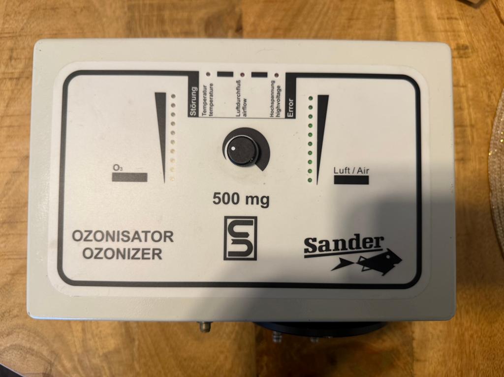 Sander ozonisator  500mg + ozon 40 gr, Ophalen, Zo goed als nieuw