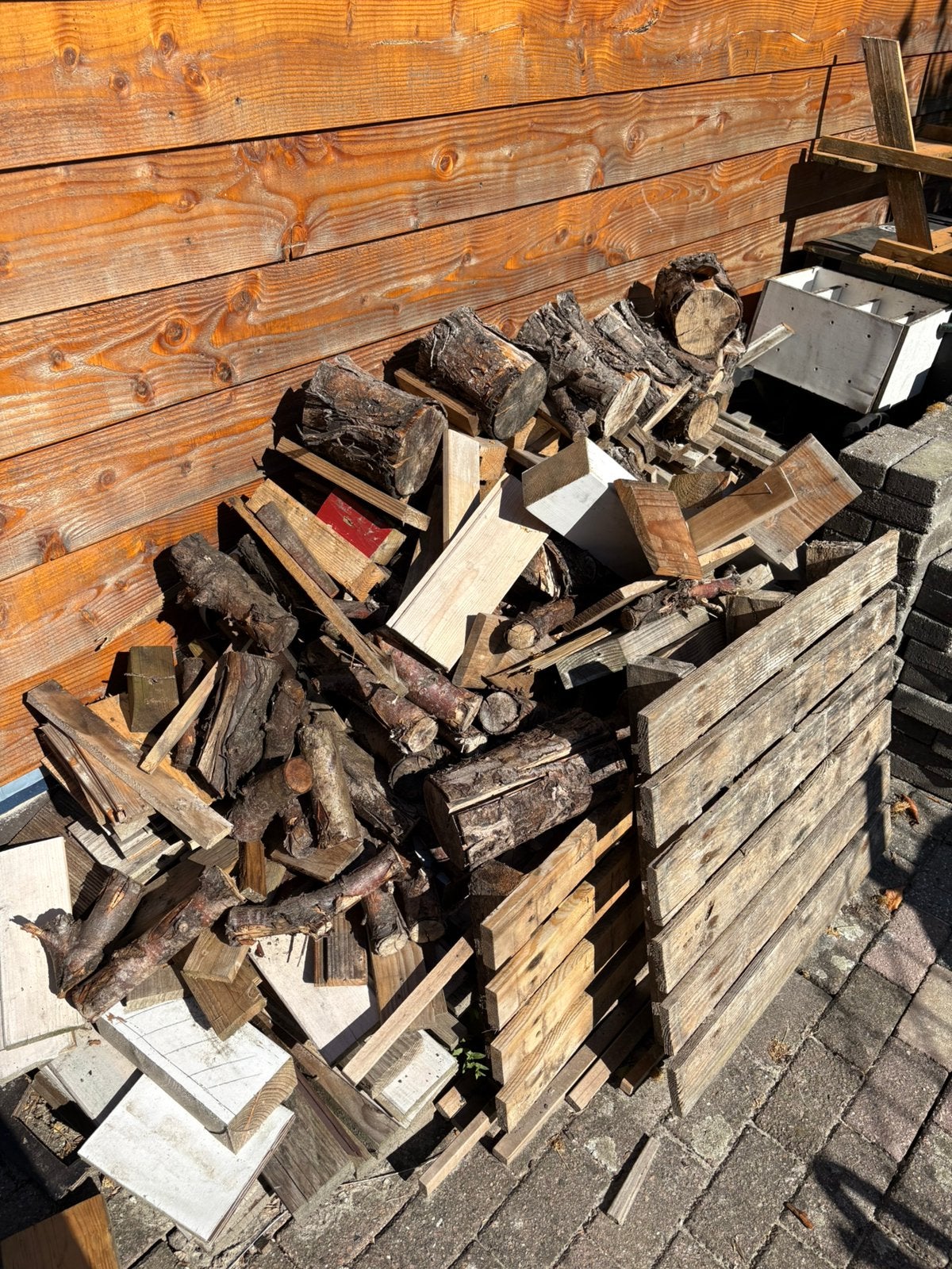 Brandhout, Minder dan 3 m³, Ophalen