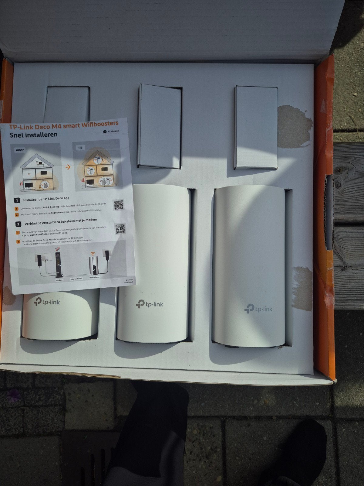 TP-Link Deco M4 Smart Wifi Boosters - Set van 3, Ophalen, Zo goed als nieuw, TP-Link