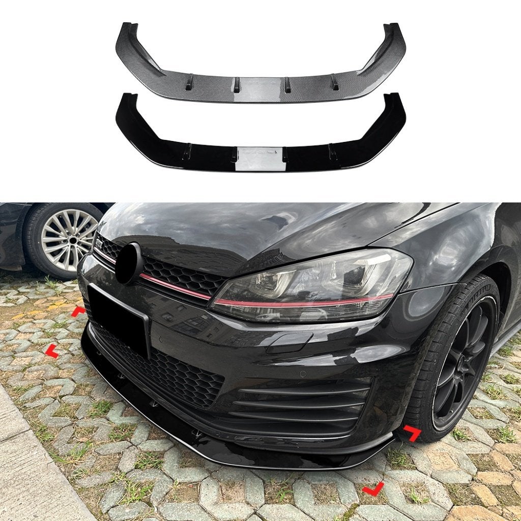 Front Splitter Volkswagen Golf MK7 GTI R R-Line INCL MONTAGE, Ophalen