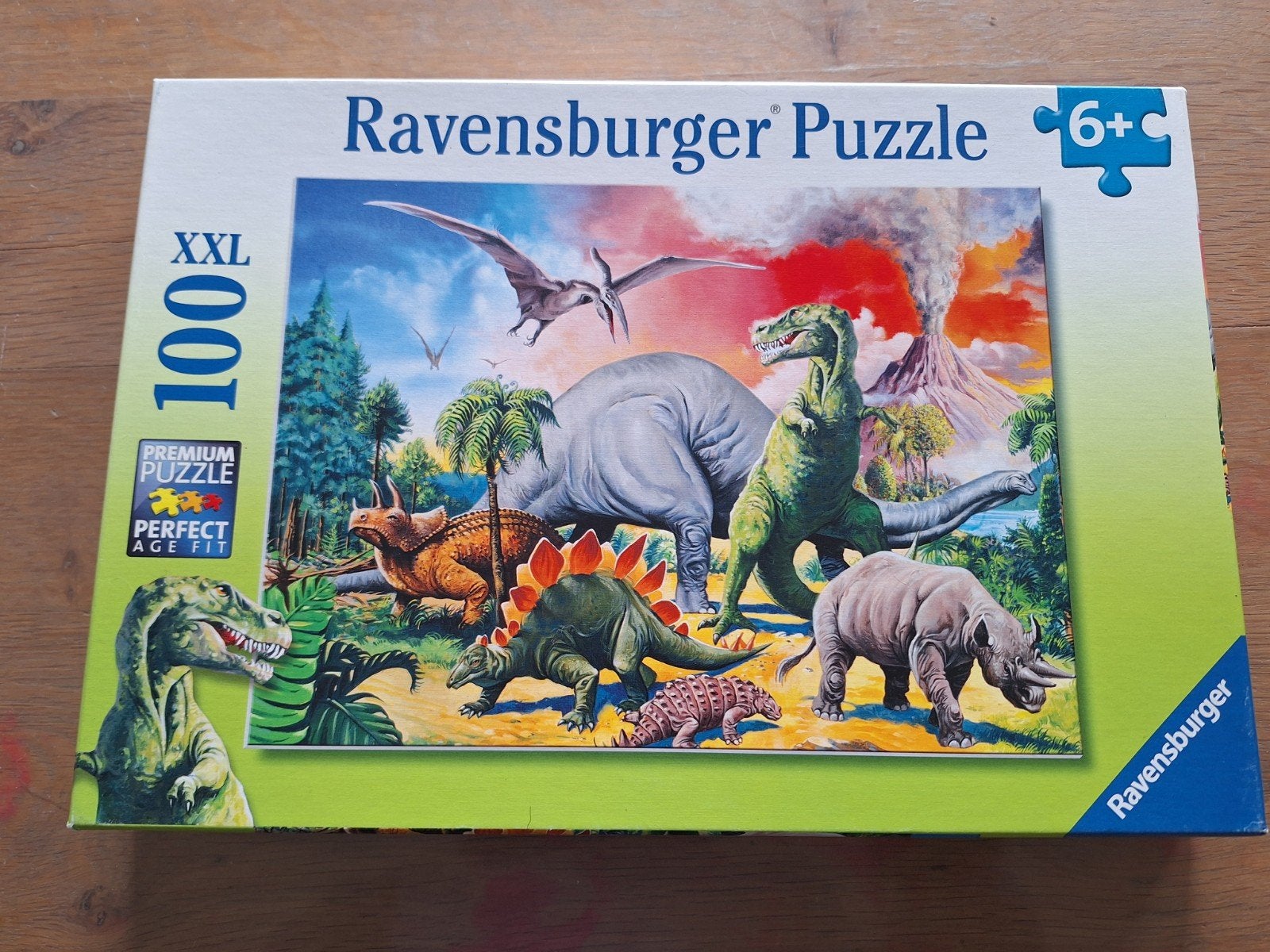Dinosaurus Puzzel 100 stukjes 6+, Ophalen, Meer dan 50 stukjes, Zo goed als nieuw, 6 jaar of ouder