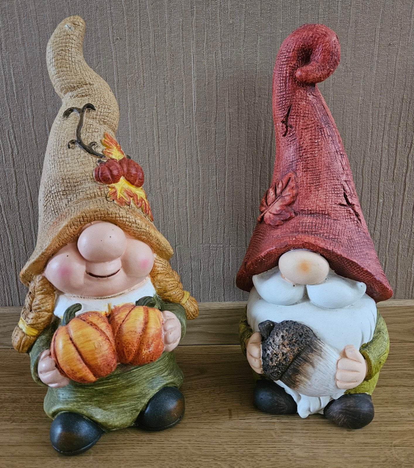 HERFST GNOMEN, Verzamelen, Beelden en Beeldjes, Ophalen of Verzenden, Nieuw