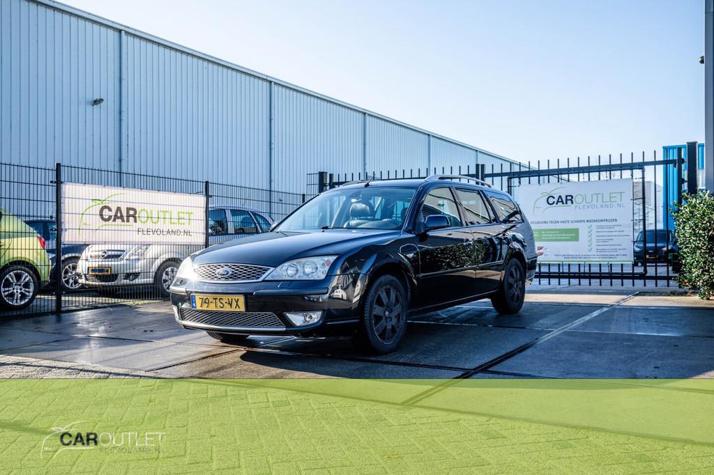 Ford Mondeo Wagon 1.8-16V Platinum Complete Mondeo met vele, Auto's, Ford, Gebruikt, Zwart, Handgeschakeld, Euro 4