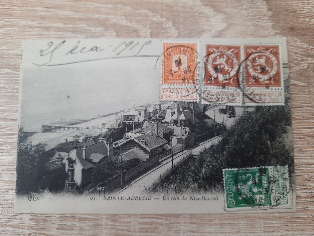 Belgie, Verzenden, Gestempeld