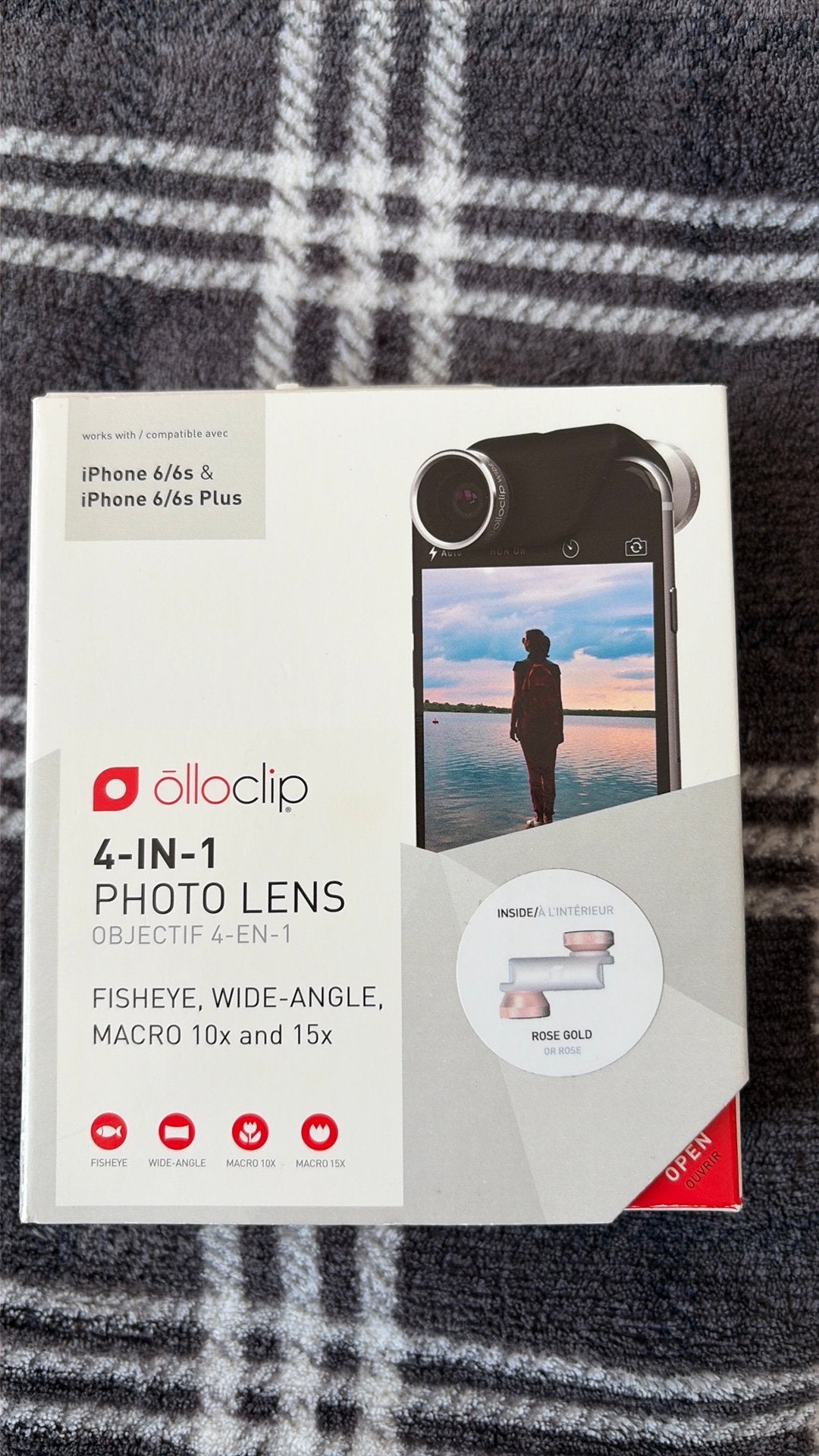 olloclip 4-IN-1 MOET WEG, Ophalen of Verzenden, Zo goed als nieuw, Voorzetlens/converter