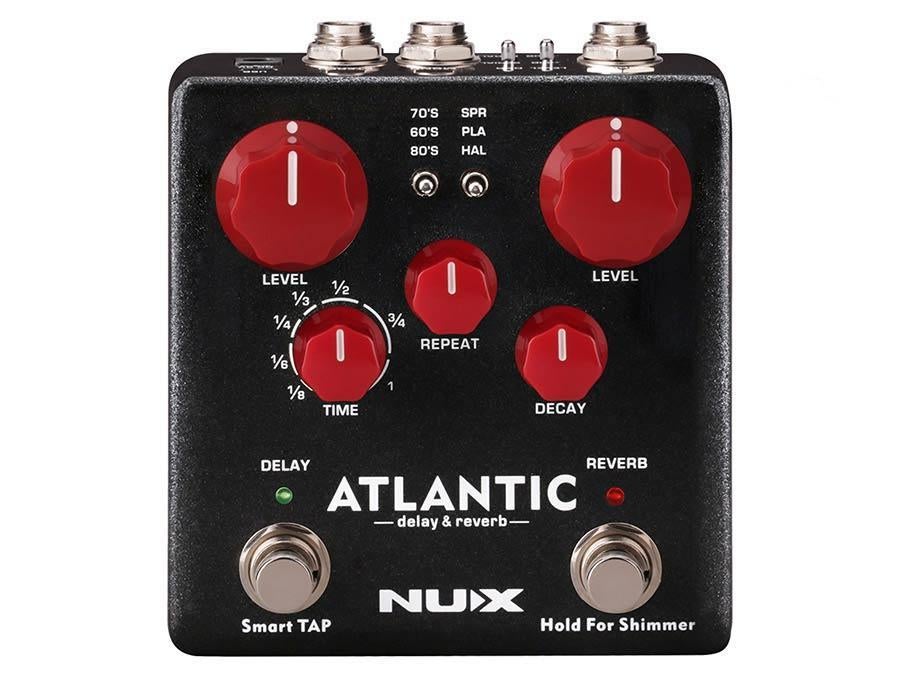 NUX NDR-5 Atlantic Delay & Reverb stereo effectpedaal, ., Nieuw, Ophalen of Verzenden, Reverb