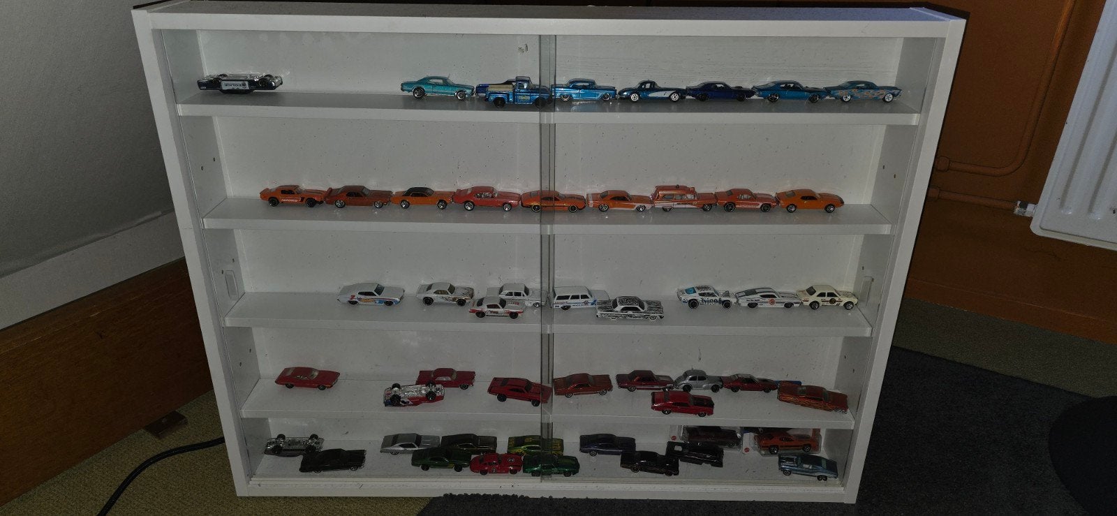 Vitrienekast met modelauto's, Ophalen of Verzenden, Auto