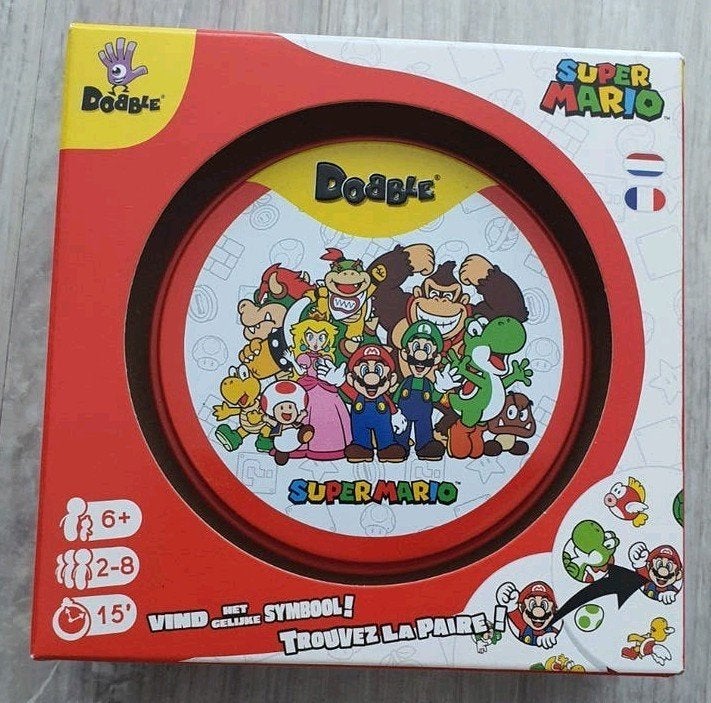 Dobble Super Mario - Nieuw, Een of twee spelers, Ophalen of Verzenden, Nieuw, Zygomatic