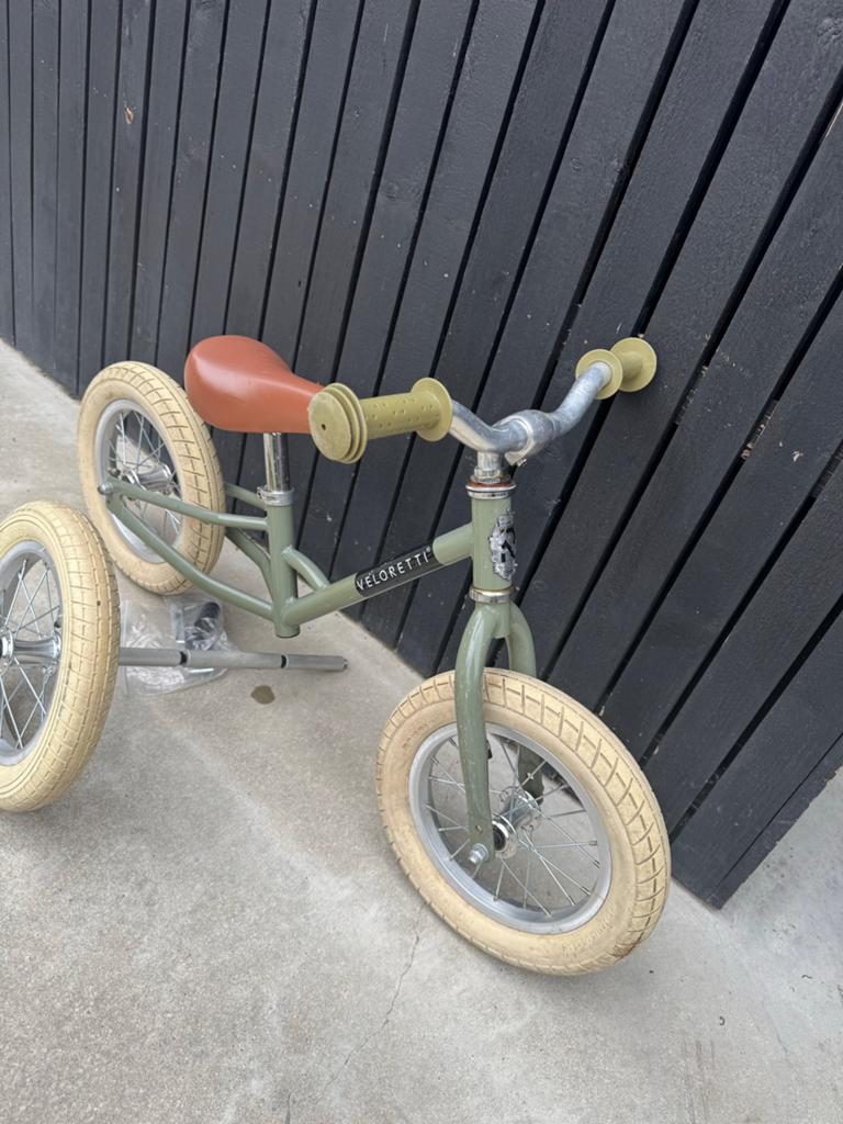 Veloretti loopfiets uit te breiden naar driewieler, Ophalen of Verzenden, Gebruikt