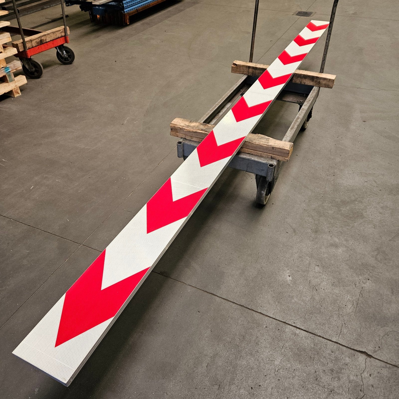 Schrikhekplank aluminium lengte 4000mm, Ophalen, Nieuw, Aluminium