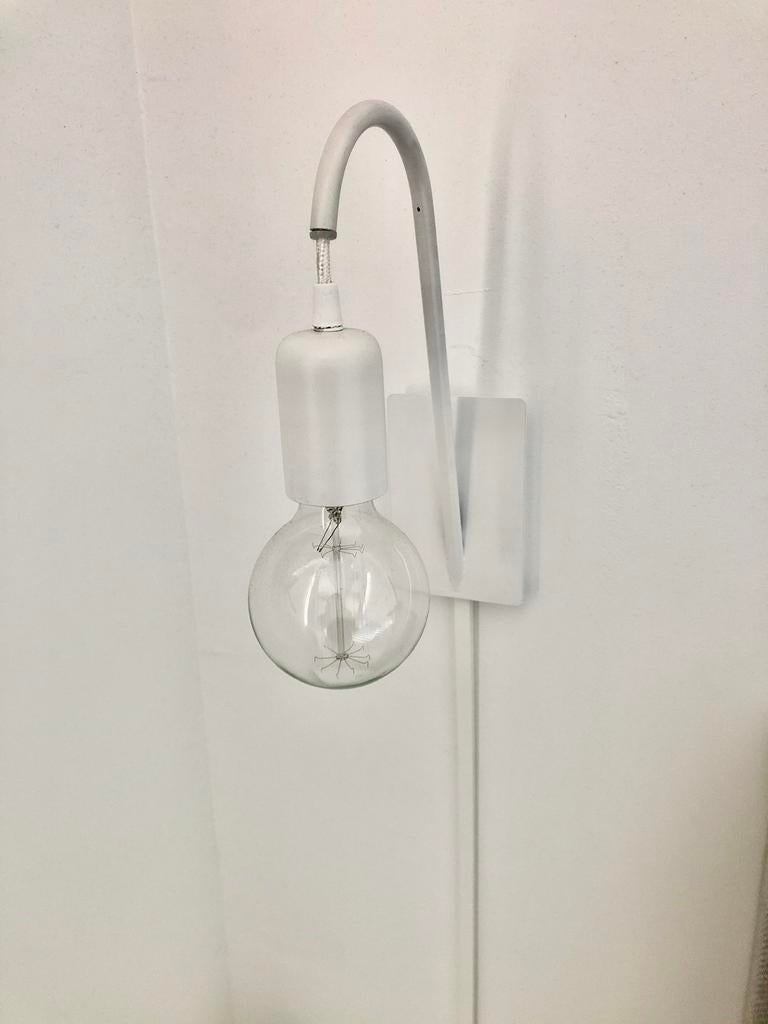 Ikea wand nachtlamp wit 2 stuks, Huis en Inrichting, Lampen | Wandlampen, Ophalen, Zo goed als nieuw, Metaal