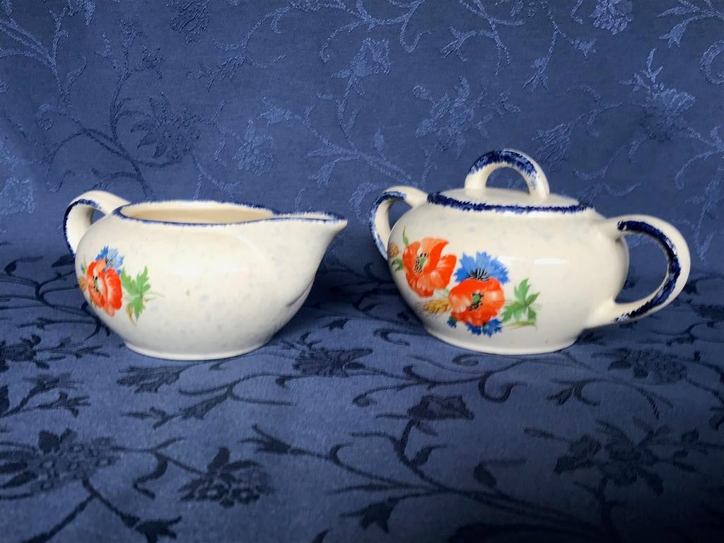 Villeroy & Boch melk kannetje Suikerpotje, Antiek en Kunst, Antiek | Servies los, Ophalen of Verzenden