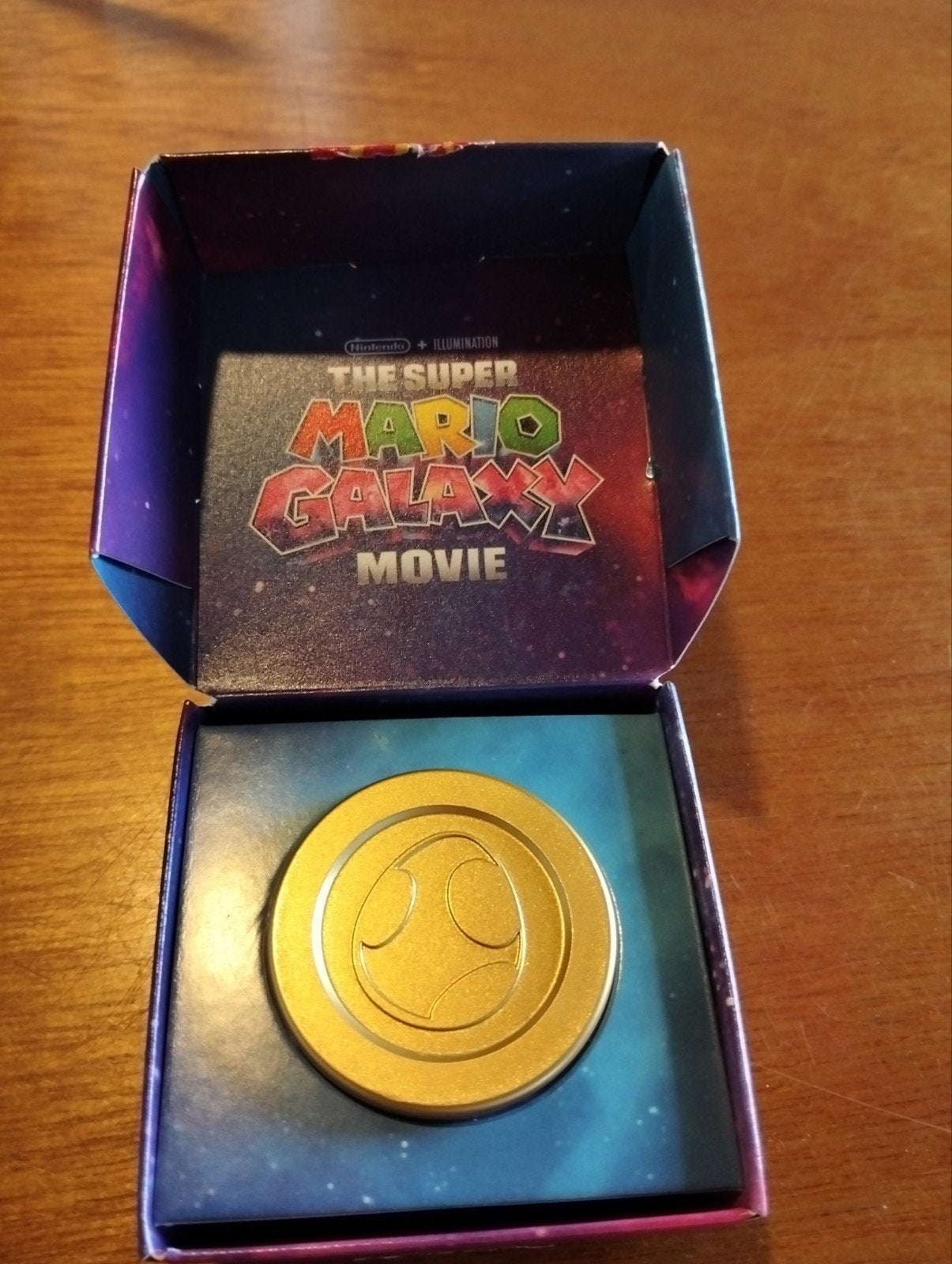 Super Mario Galaxy Movie Munt met Ei Design, Verzamelen, Ophalen of Verzenden, Nieuw