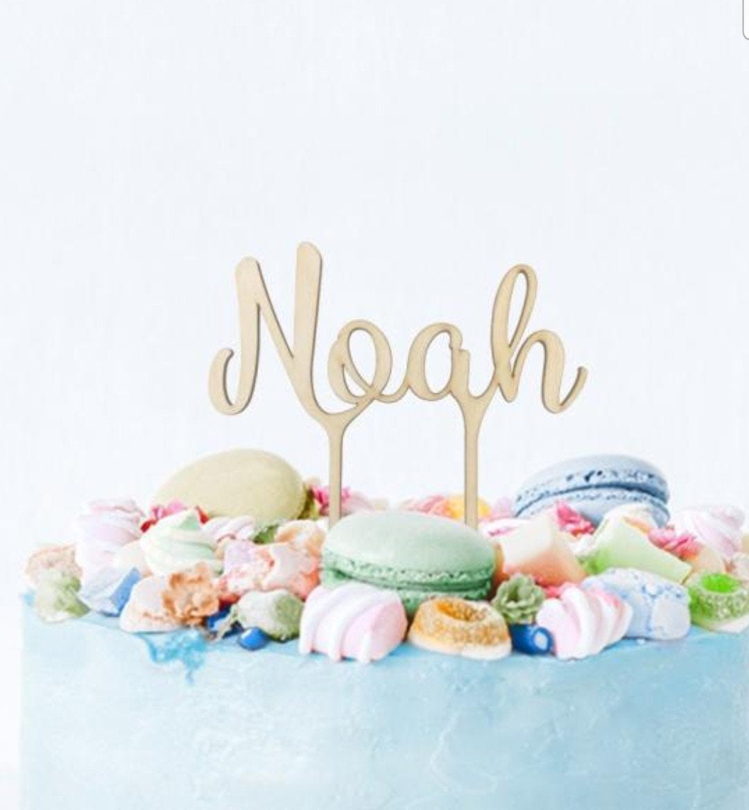 Gepersonaliseerde taart toppers voor elk feest, Ophalen of Verzenden, Nieuw, Versiering, Verjaardag