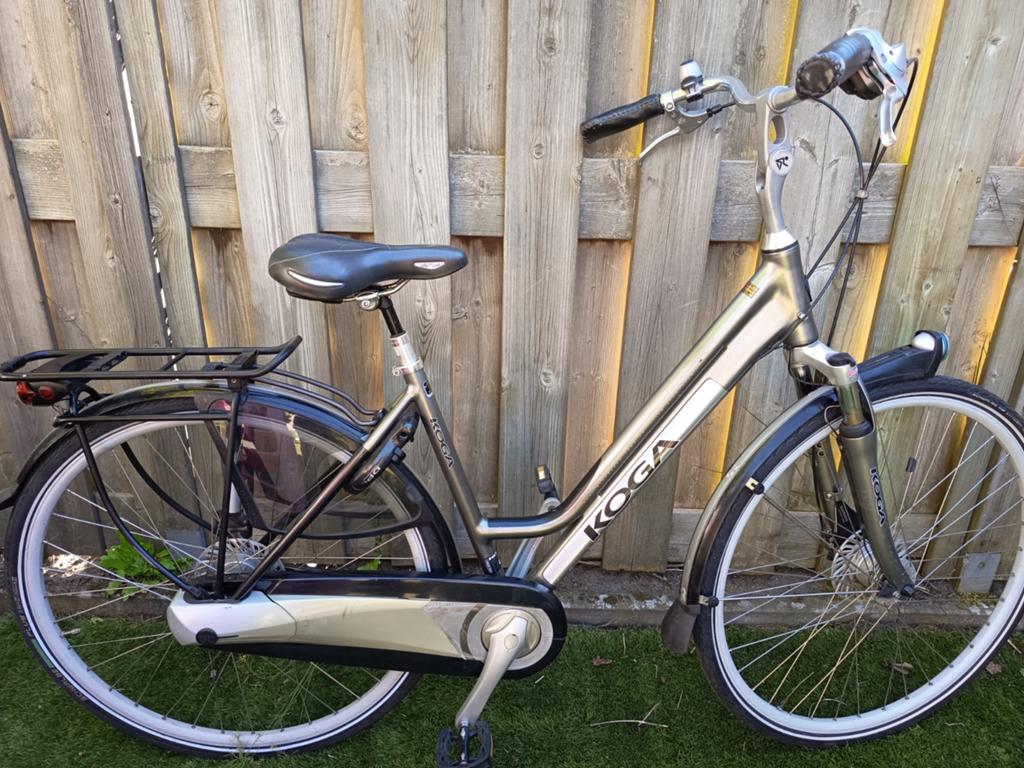 Koga Silverace Damesfiets - 47 cm, 8 versnellingen, 47 tot 50 cm, Versnellingen, Zo goed als nieuw, Trommelrem