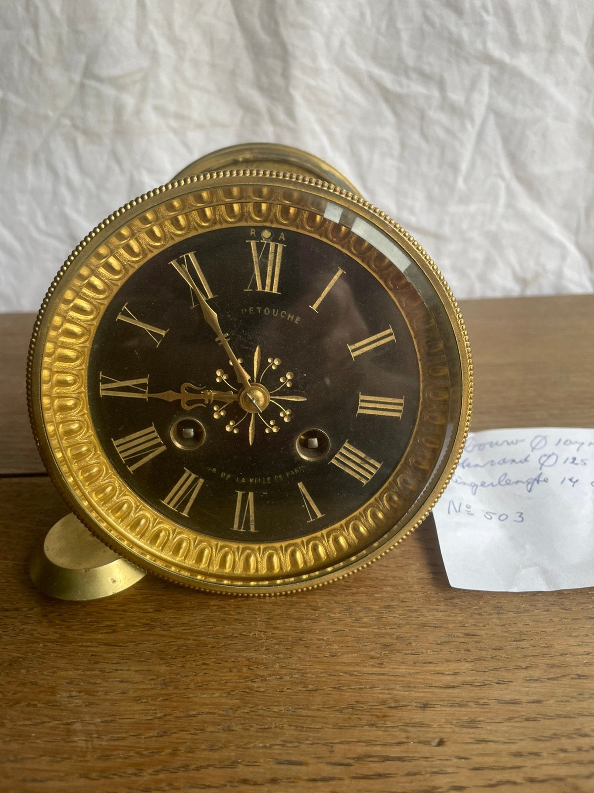 Los Frans pendule uurwerk nr 503, Ophalen of Verzenden