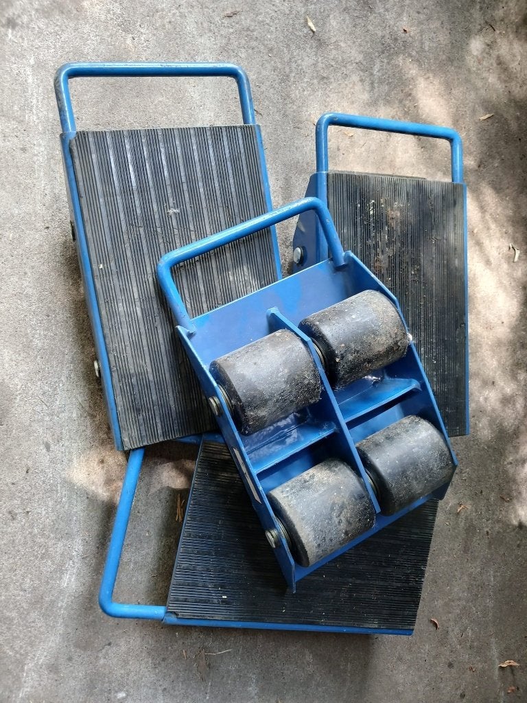 Meubeltransport set verhuisrollers en hefroller 6 stuks, 100 liter of meer, Ophalen, Zo goed als nieuw, Overige typen