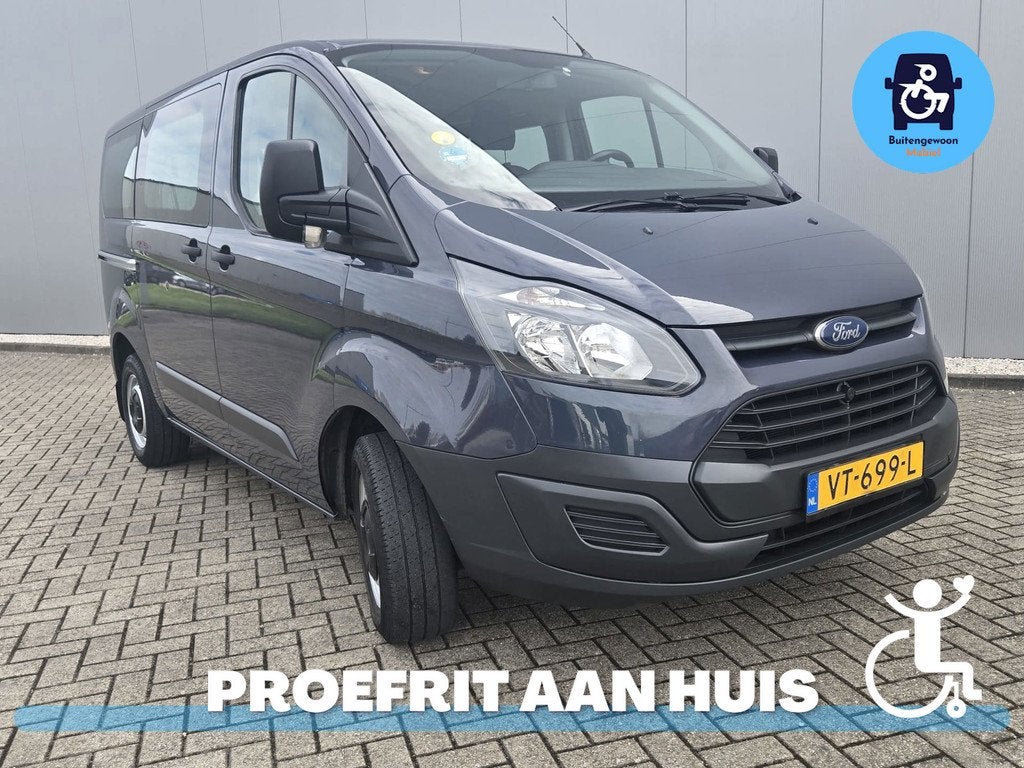Ford Transit 2.2 TDCI Rolstoelbus | lage km stand | L1H2, Auto's, Euro 5, Gebruikt, Zwart, 4 cilinders