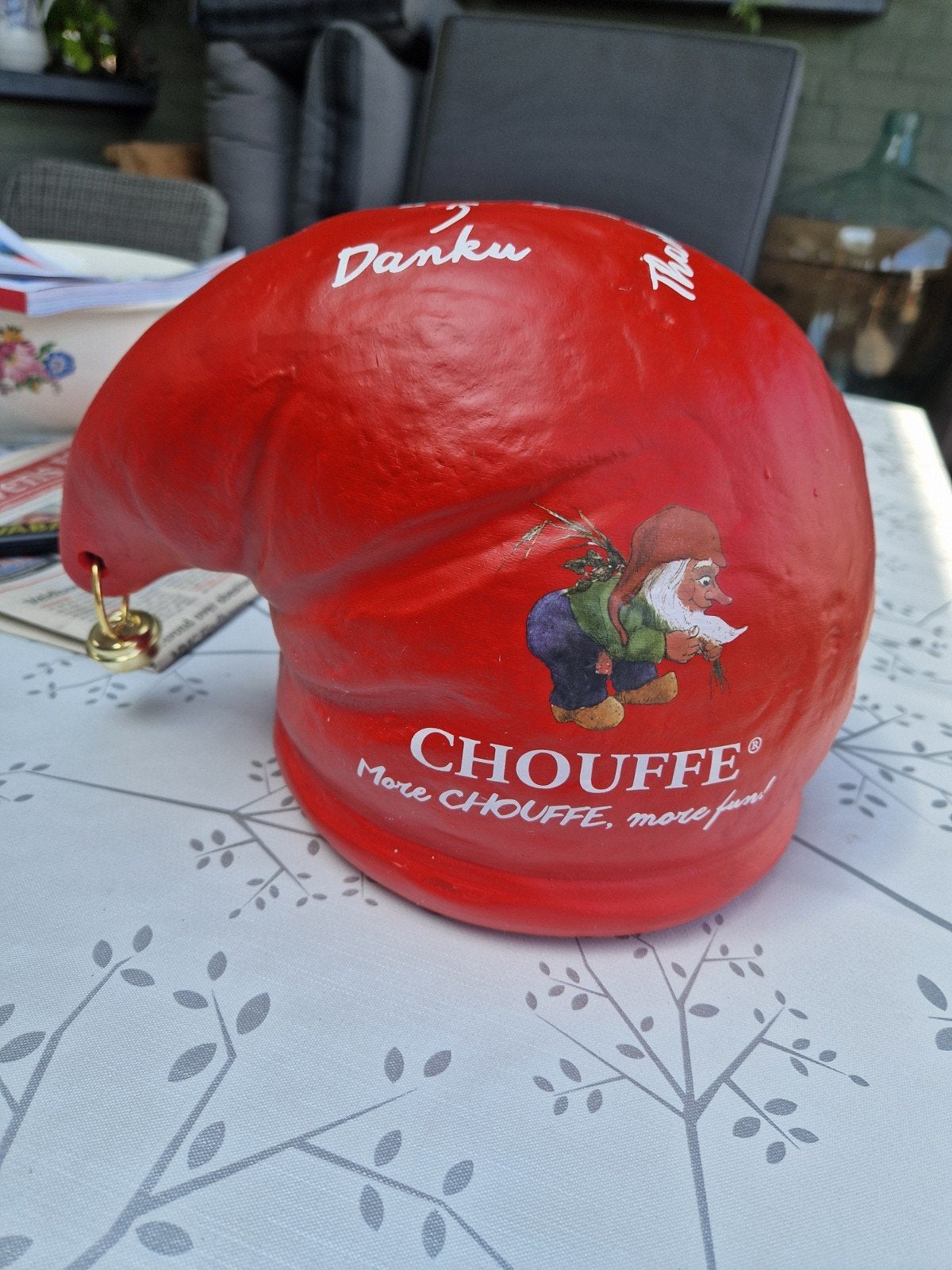 La Chouffe spaar/fooienpot, Verzamelen, Biermerken, Ophalen of Verzenden, Nieuw, Overige merken
