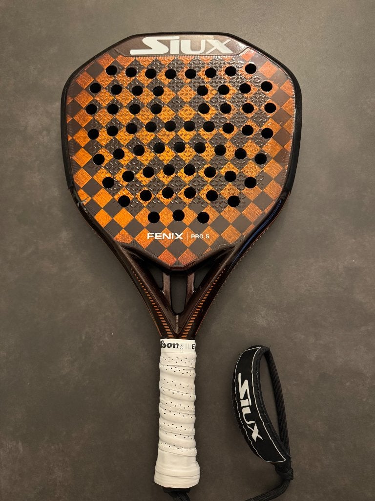 Siux Fenix Pro 5 Oranje, Ophalen of Verzenden, Gebruikt, Padelracket