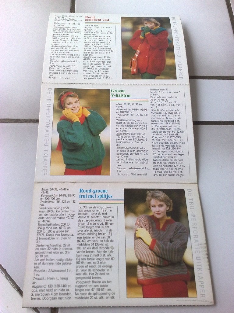 15 x Mooi Breien patronen-Man-Vrouw-Kind (€1 per patroon), Verzenden, Nieuw, Breien, Patroon of Boek