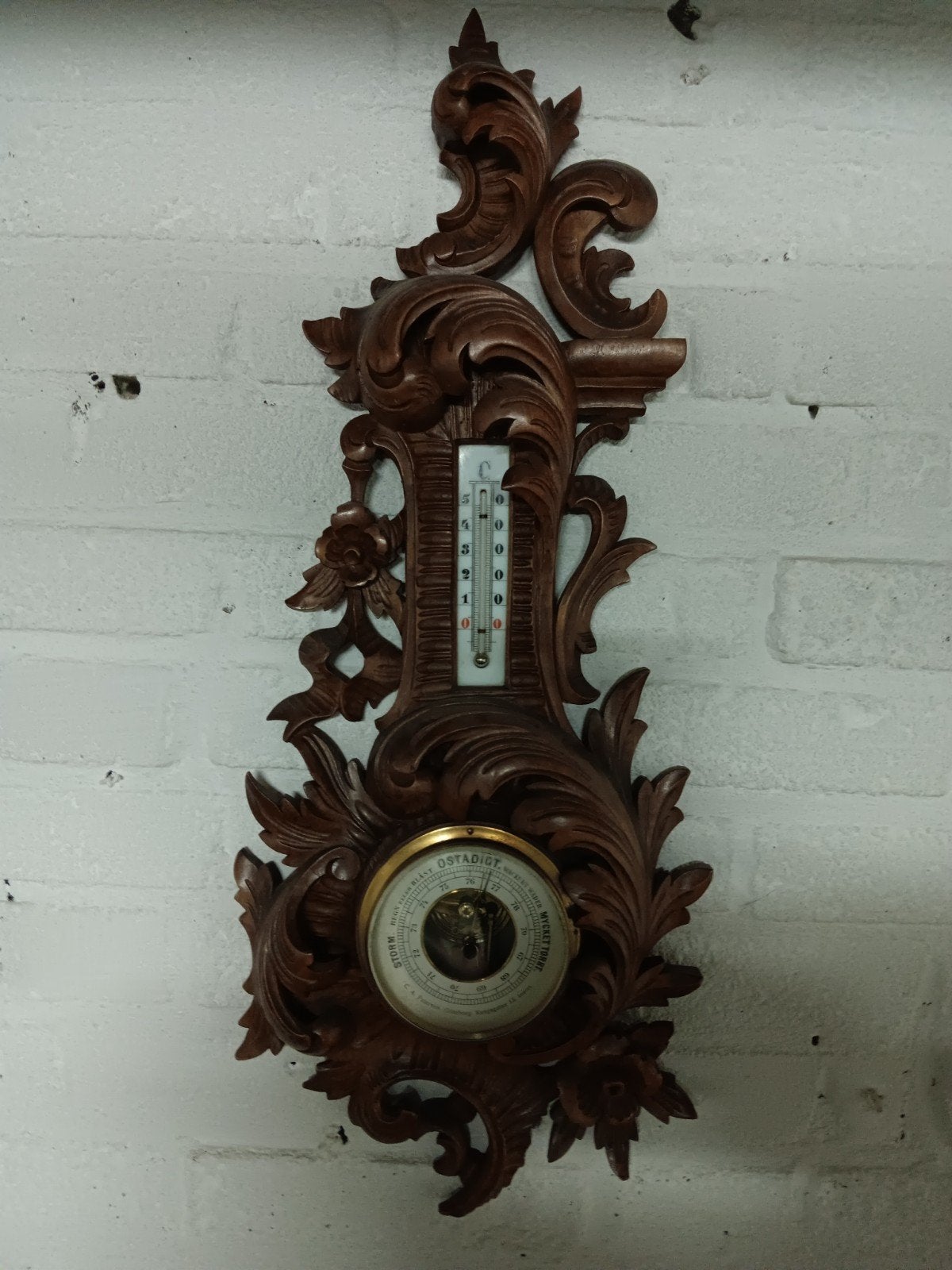 Antieke barometer, Antiek en Kunst, Antiek | Gereedschap en Instrumenten, Ophalen