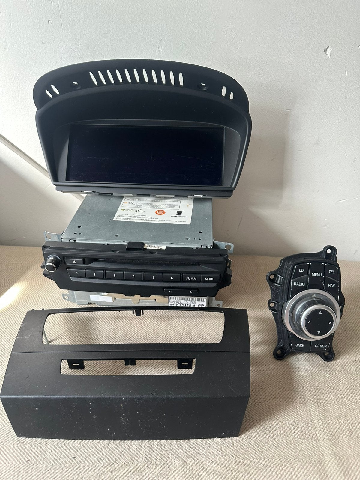 Bmw cic set module scherm idrive headunit e90 e91 e92 e93, Auto diversen, Ophalen of Verzenden, Zo goed als nieuw