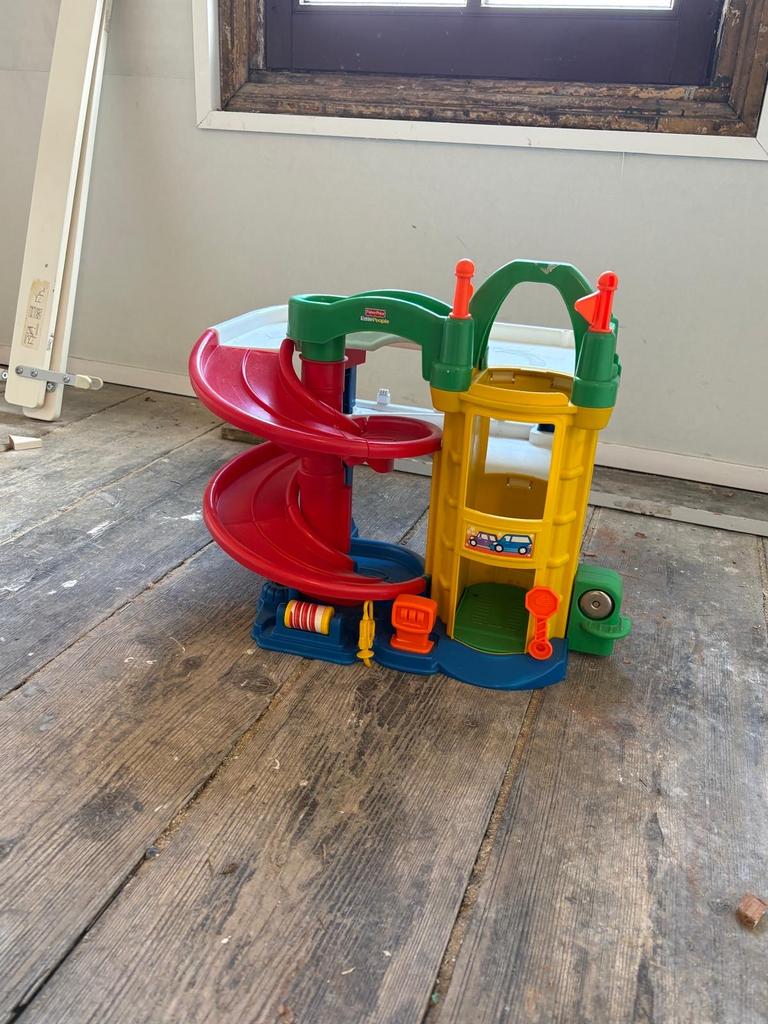 Garage Fisher-Price Little People, Kinderen en Baby's, Speelgoed | Fisher-Price, Ophalen, Gebruikt, Auto of Voertuig