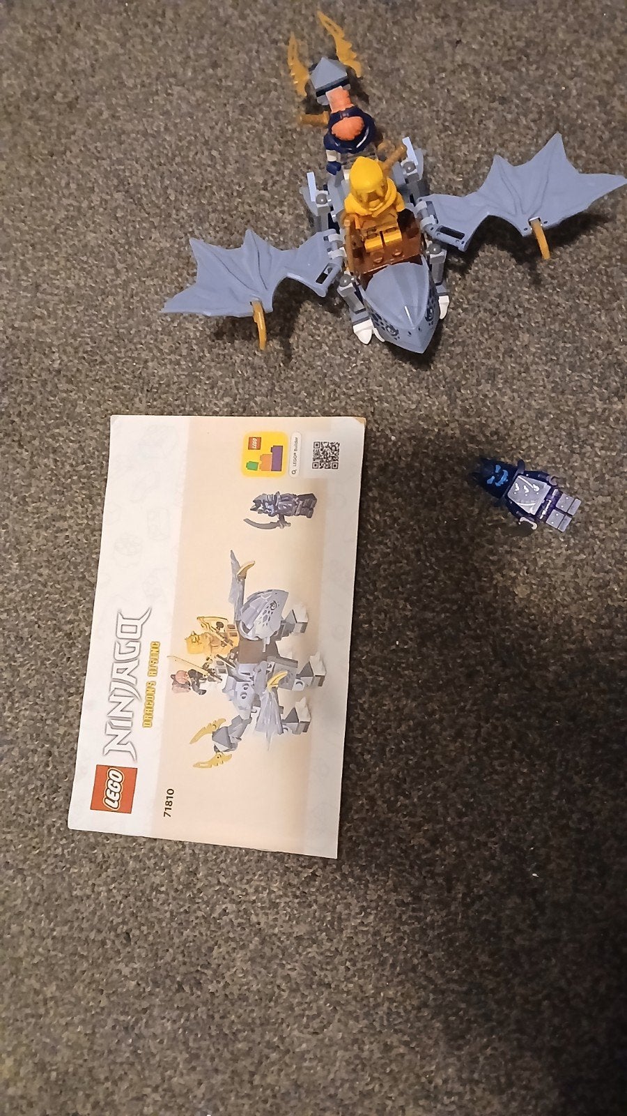 Lego Ninjago Dragons Rising 71810 met doos en instructies, Ophalen, Inclusief instructies, Lego, Zo goed als nieuw