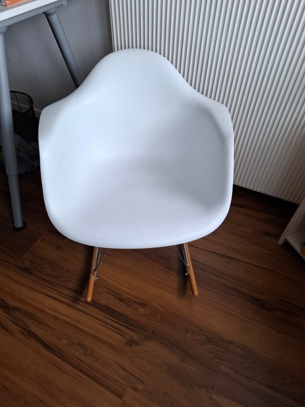 kuipschommelstoel, Ophalen, Wit, Kunststof, Eén