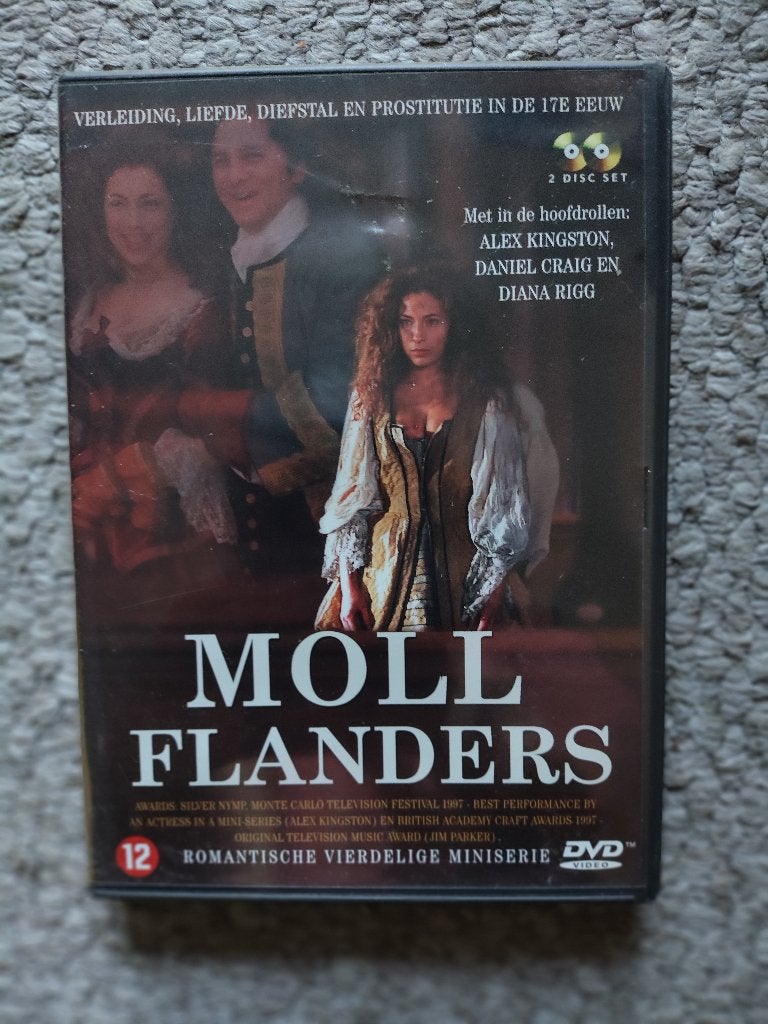 Moll Flanders. Nederlands ondertiteld. 2 dvd's., Alle leeftijden, Ophalen of Verzenden, Zo goed als nieuw, Nederlands