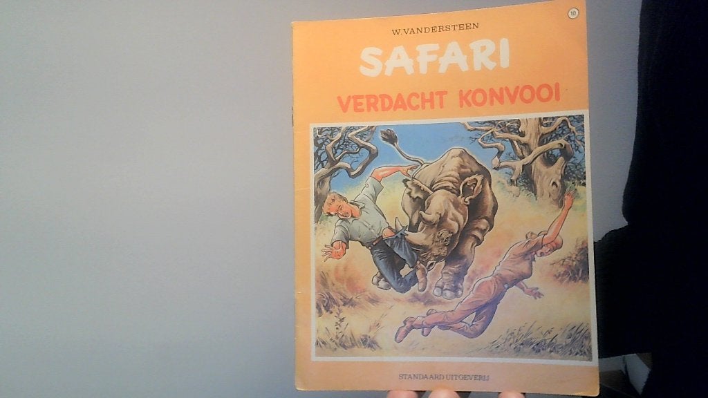 safari nr 10 verdacht konvooi eerste druk uit 1971, Eén stripboek, Ophalen of Verzenden, Zo goed als nieuw