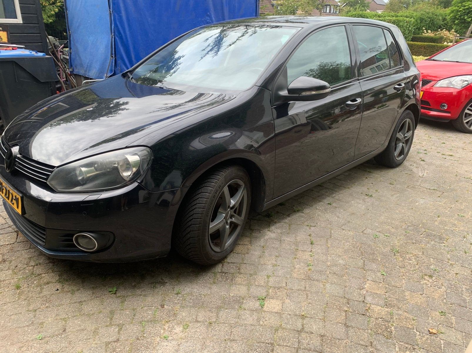 Volkswagen Golf 1.6 75KW LPG 5D 2009 Zwart, Voorwielaandrijving, Stof, 1250 kg, Zwart