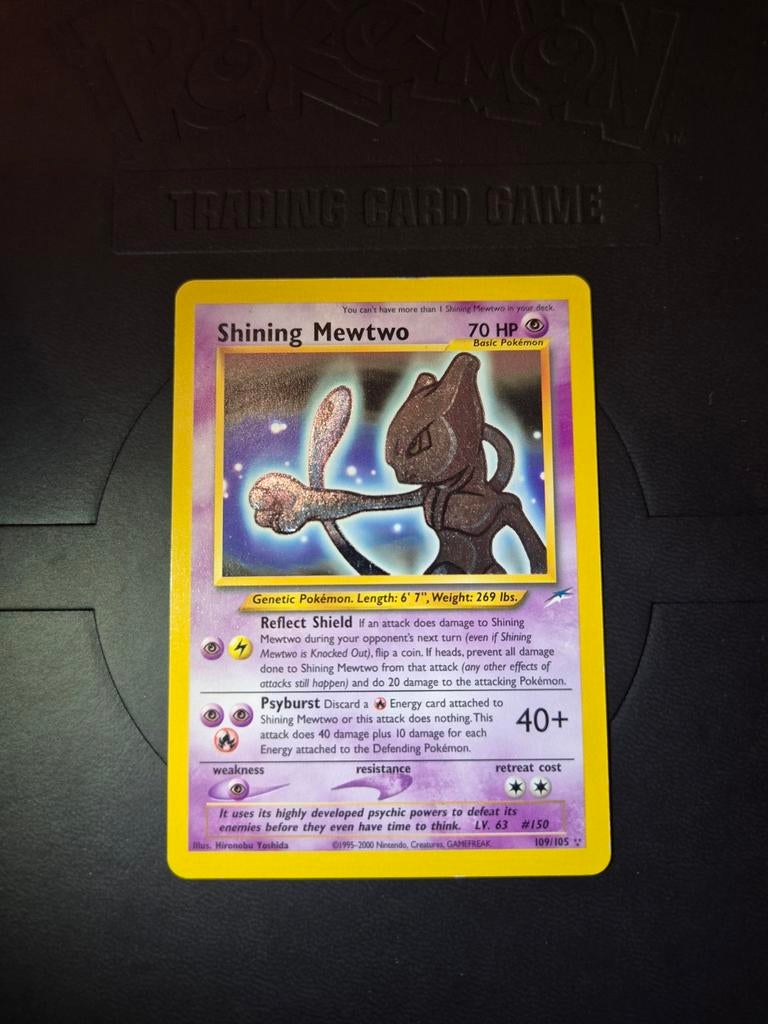 Shining Mewtwo #109 Pokémon Neo Destiny, Hobby en Vrije tijd, Verzamelkaartspellen | Pokémon, Ophalen of Verzenden, Zo goed als nieuw