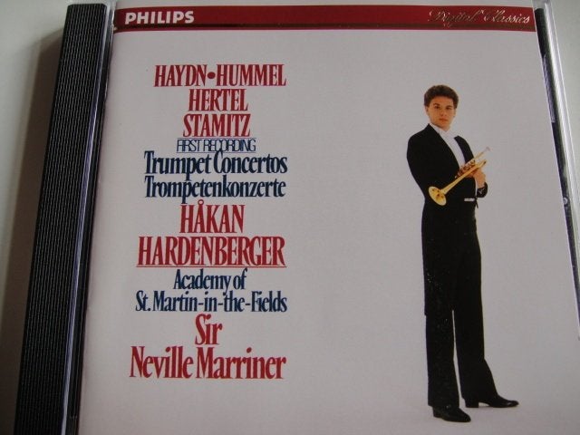 HAYDN HUMMEL HERTEL STAMITZ Trumpet concertos CD PHILIPS, Ophalen of Verzenden, Classicisme, Gebruikt, Orkest of Ballet